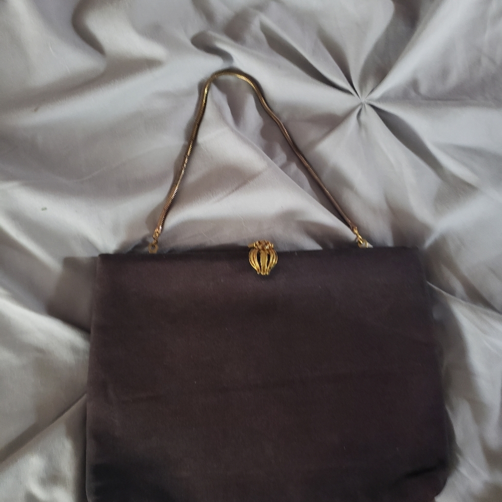 Vintage black clutch